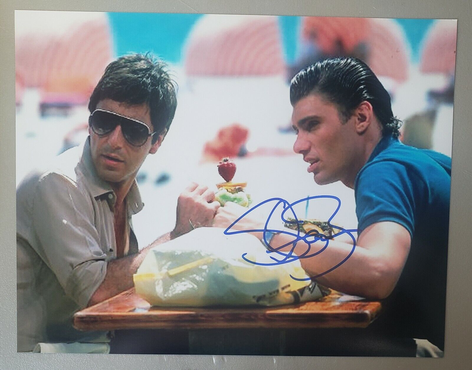 Steven Bauer autograph 11x14 in Scarface