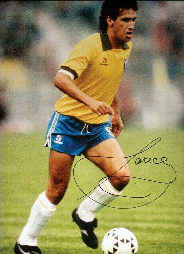 CARECA SIGNED BRAZIL 16x12 FIFA WORLD CUP Photo Poster painting SEE COA & PROOF FOOTBALL SOCCER