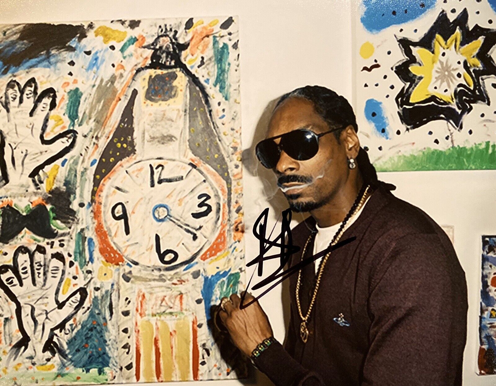 EXACT PROOF! SNOOP DOGG Signed Autographed 8x10 Photo Poster painting Doggystyle Smoking Weed