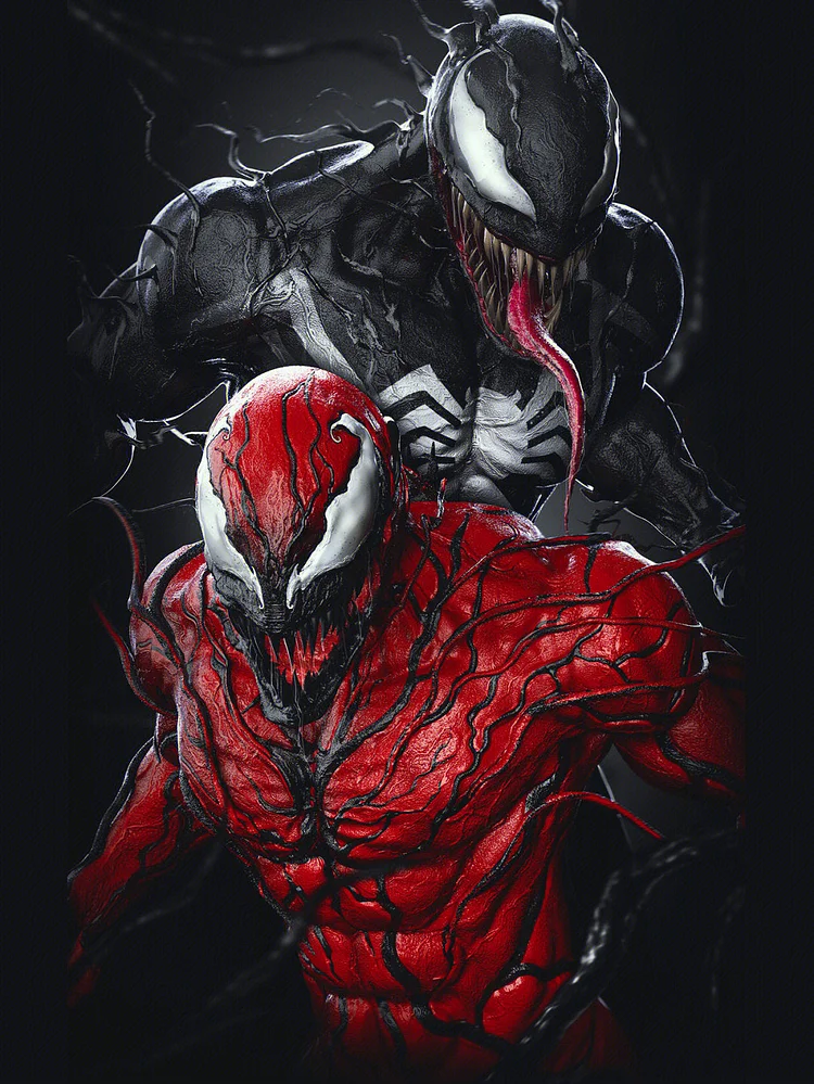 Marvel Venom - Customized AB Drill Diamond Painting gbfke