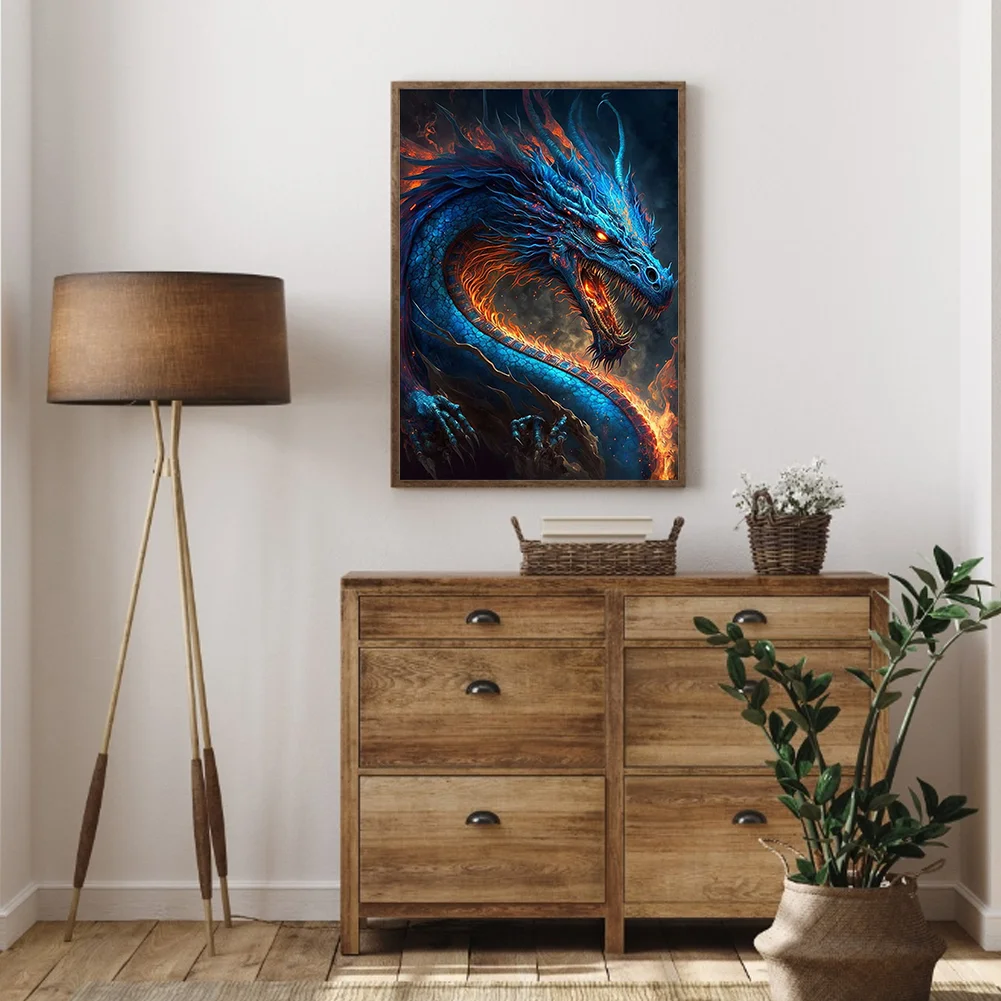 Diamond Painting - Full Round Drill - Dragon(30*40cm)