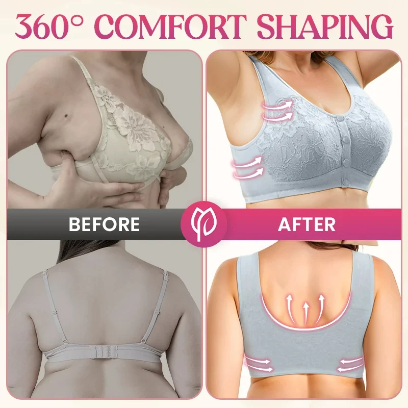 Posy Bra - 80% OFF - Magic Comfort Front Closure Shaping Bra for Seniors