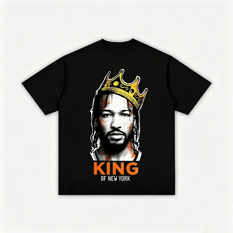 Brunson King Of New York Knicks Printed Men's T-shirt