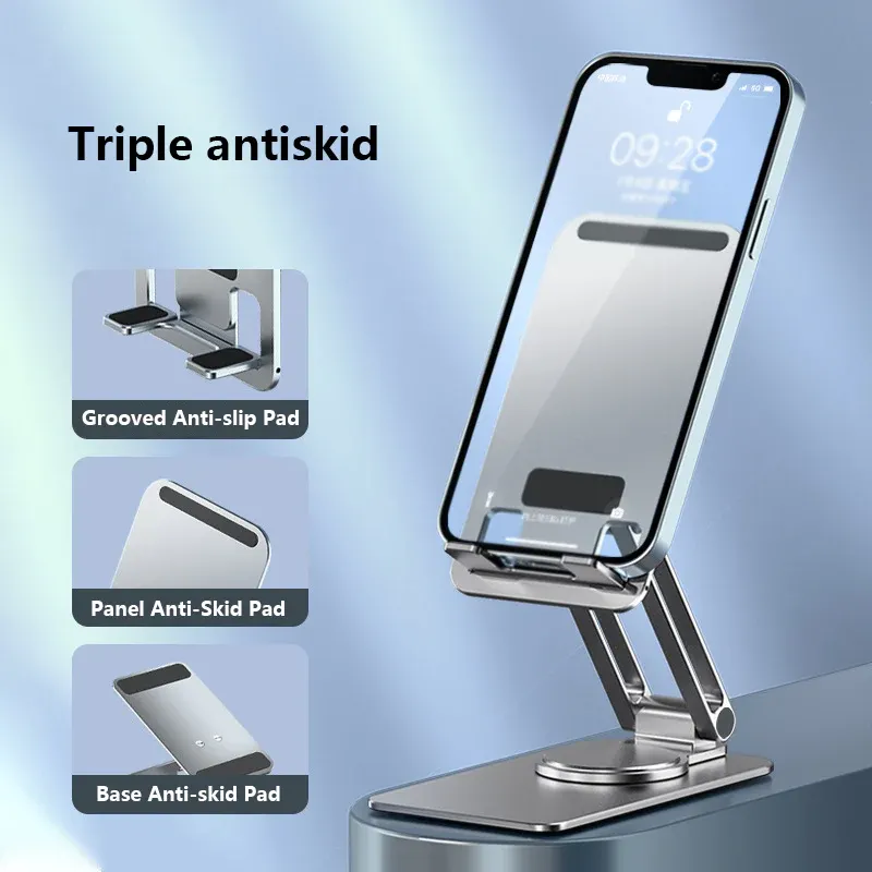Mobile Support Frame Metal Alloy Multifunctional Foldable Support