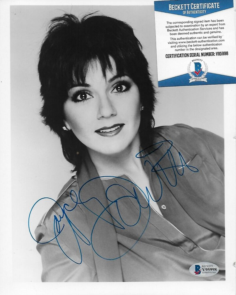 Joyce DeWitt Three's Company Original Autographed 8X10 Photo Poster painting w/Beckett #2