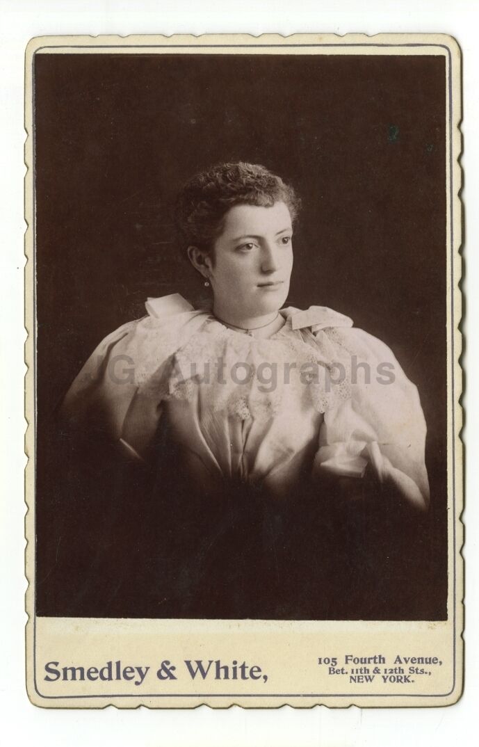 19th Century Fashion - Original Cabinet Card Photo Poster painting - New York, NY