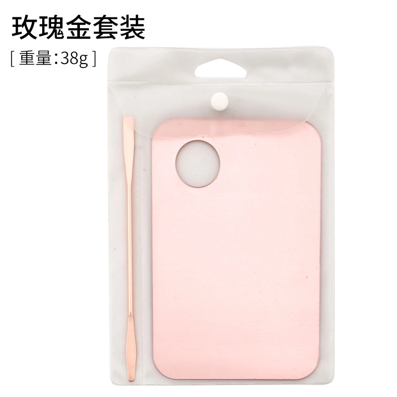 Square Stainless Steel Palette Makeup Palette Set Makeup Tool For Makeup Artist