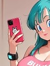 Bulma Selfie Decorative Painting - Dragon Ball - BLK Studio