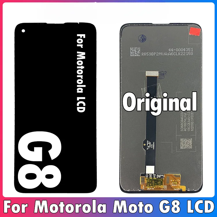Original For Motorola Moto G8 LCD Display Touch Screen XT2045-1 XT2045-2 Digitizer Assembly For Moto G8 XT2045 LCD Display