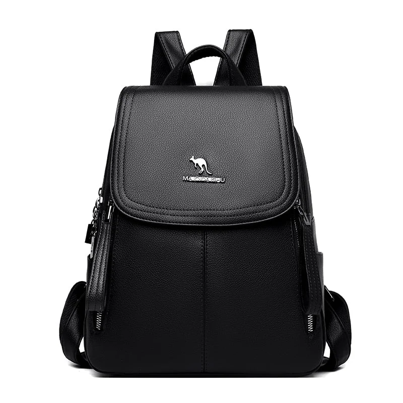 Graduation Gift Big Sale Winter Women Leather Backpacks Fashion Shoulder Bags Female Backpack Ladies Travel Backpack New Mochilas School Bags For Women