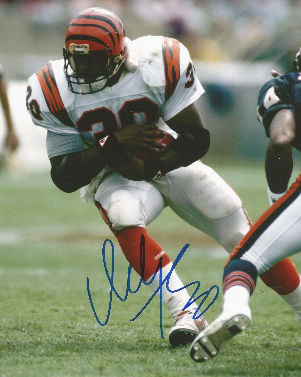 ICKEY WOODS SIGNED CINCINNATI BENGALS 8x10 Photo Poster painting #4 - w/COA