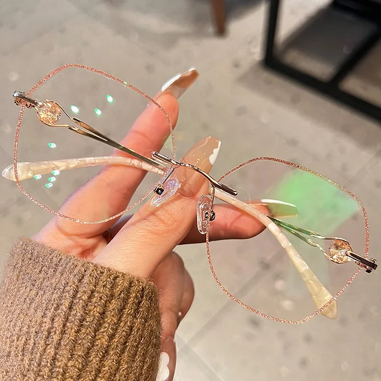 ✨Women's Rimless Full Star Diamond Eyeglasses