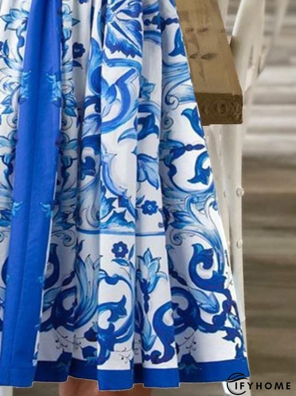 Sleeveless Ombre/tie-Dye Holiday Weaving Dress | IFYHOME