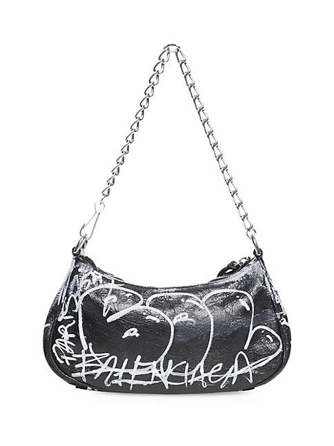 Balenciaga Le Cagole Mini Bag With Chain Graffiti 3.7 out of 5 Customer Rating
