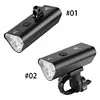 Digital Display Bicycle High-Beam Headlights Cycling Front Flashlight MTB Parts