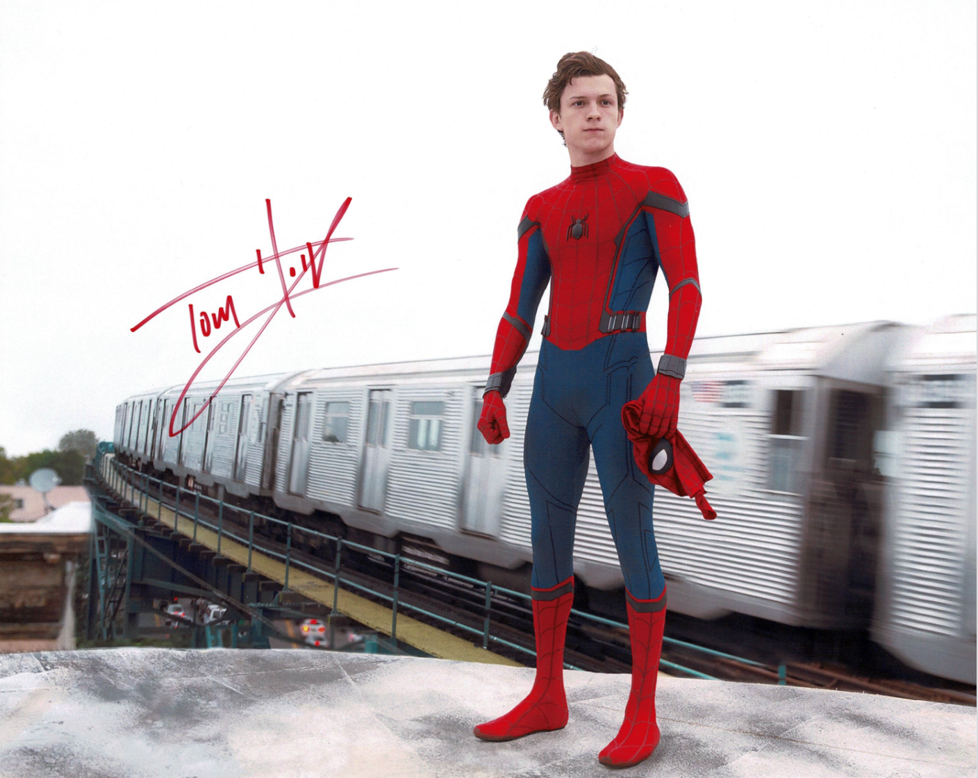 Tom Holland Autographed Signed 8x10 Photo Poster painting ( Spider Man ) REPRINT