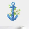Diamond Painting Blue Flower Wreath Door Hanging Decor