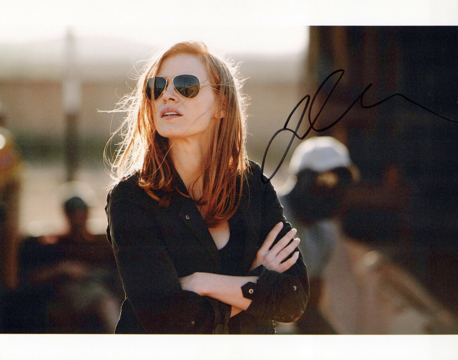 Jessica Chastain Zero Dark Thirty autographed Photo Poster painting signed 8x10 #1 Maya