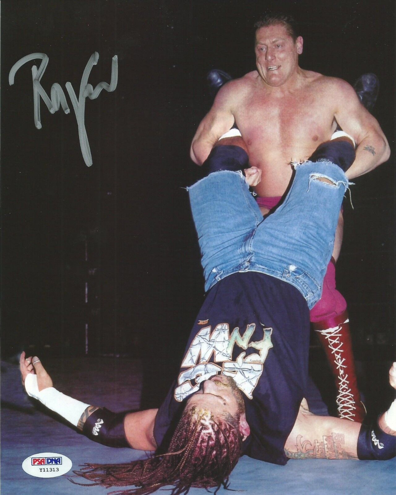 Raven Signed 8x10 Photo Poster painting PSA/DNA COA WWE WCW ECW Pro Wrestling Picture Autograph