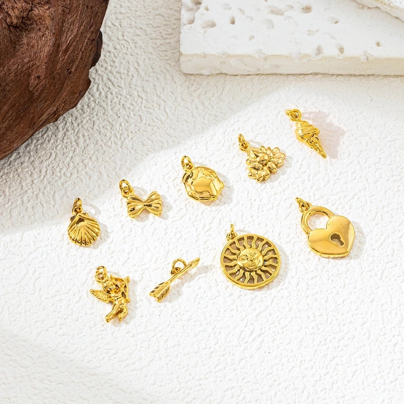 1 Piece 5*15mm 304 Stainless Steel Zircon Geometric Polished Pendant Chain Jewelry Accessories