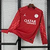 Paris Saint-Germain 2025-26 Red goalkeeper Long Sleeves Shirt