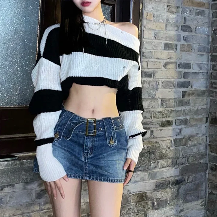 Woherb Streetwear Y2k Mini Skirts Womens Korean Fashion Bodycon Denim Skirt 2022 Faldas De Mujer Sexy Slim Fit All-match Jupe