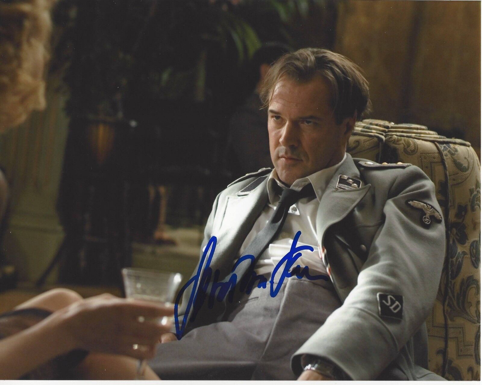 ACTOR SEBASTIAN KOCH SIGNED BLACK BOOK 8x10 MOVIE Photo Poster painting B COA HOMELAND