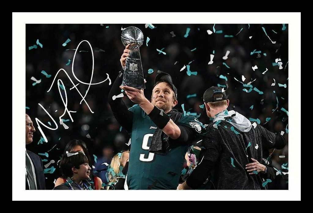 Nick Foles - Philadelphia Eagles Autograph Signed & Framed Photo Poster painting 2