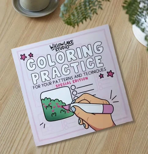 Coloring Practice: For Your Patterns And Techniques 