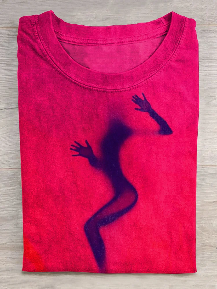 Inspirational Art Print Short Sleeve Casual T-shirt