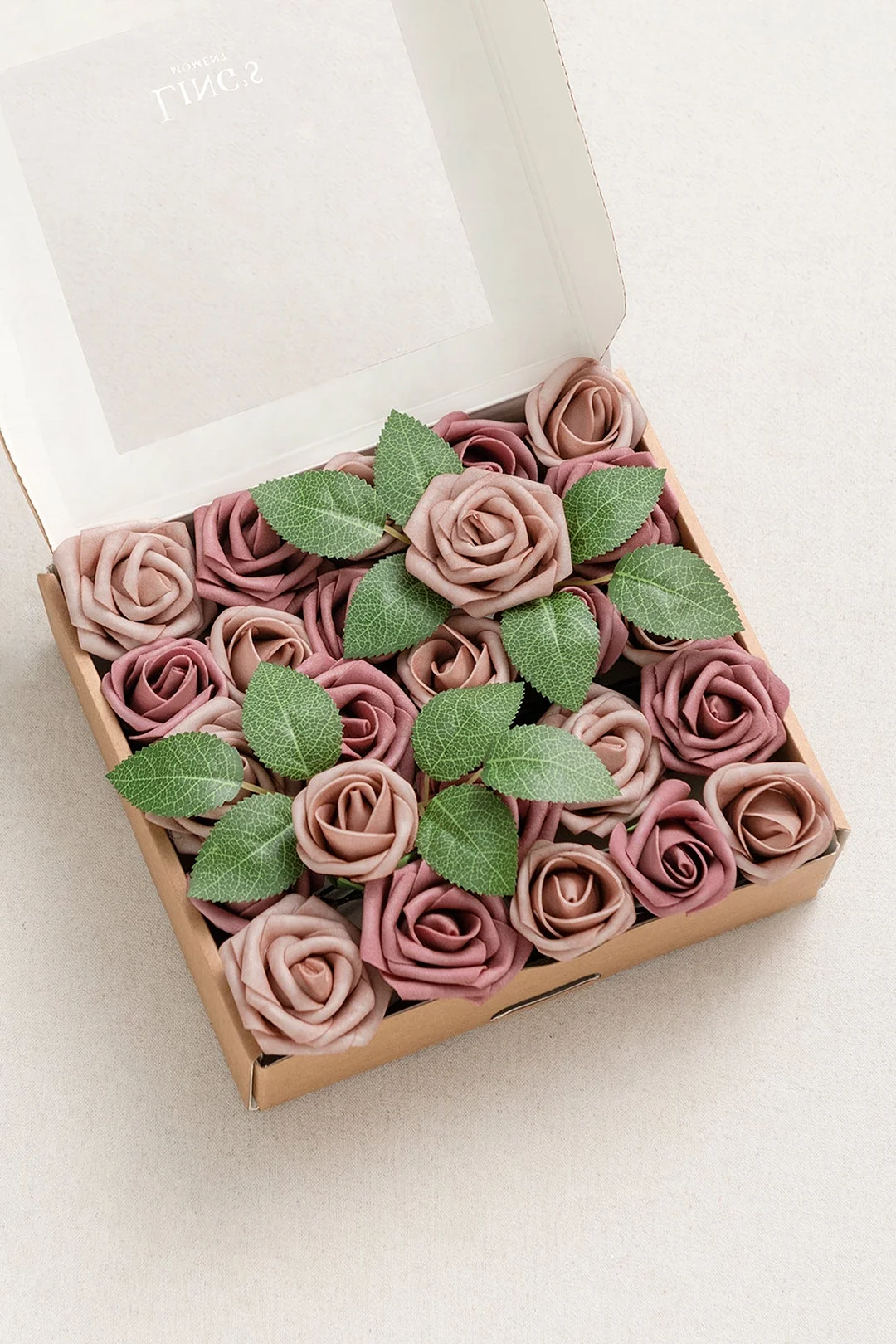 1.5"-2" Foam Rosebud & Petite Rose with Stem - 18 Colors