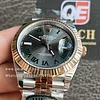 Rolex DateJust 41mm Rose gold Two Tone 'Wimbledon' on Jubilee Super clone