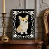 Diamond Painting-DIY Special Shaped Drill Pearl Painting Corgi(30x40cm)