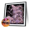 Elegante Dame - speziell geformte Diamond Painting - 30*30cm