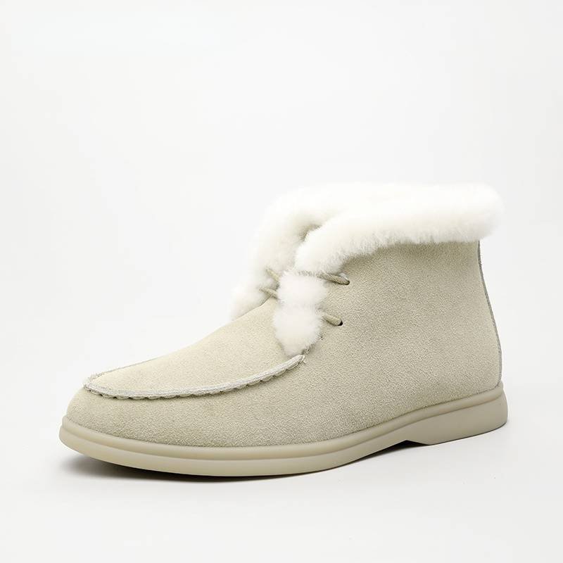 Letclo™ 2021 Winter Comfortable Flat Wool Women Snow Boots letclo Letclo