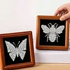 12Pcs DIY Pearl Painting Insect for Home Wall Decor(15x15cm)