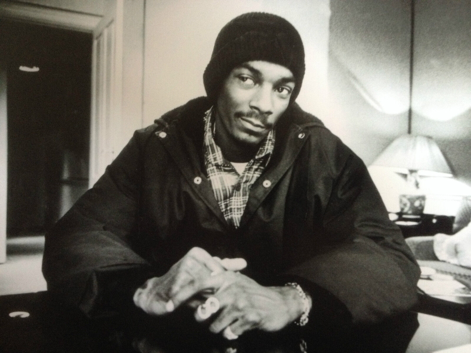 SNOOP DOGG - CHART TOPPING SINGER AND RAPPER - SUPERB B/W Photo Poster paintingGRAPH