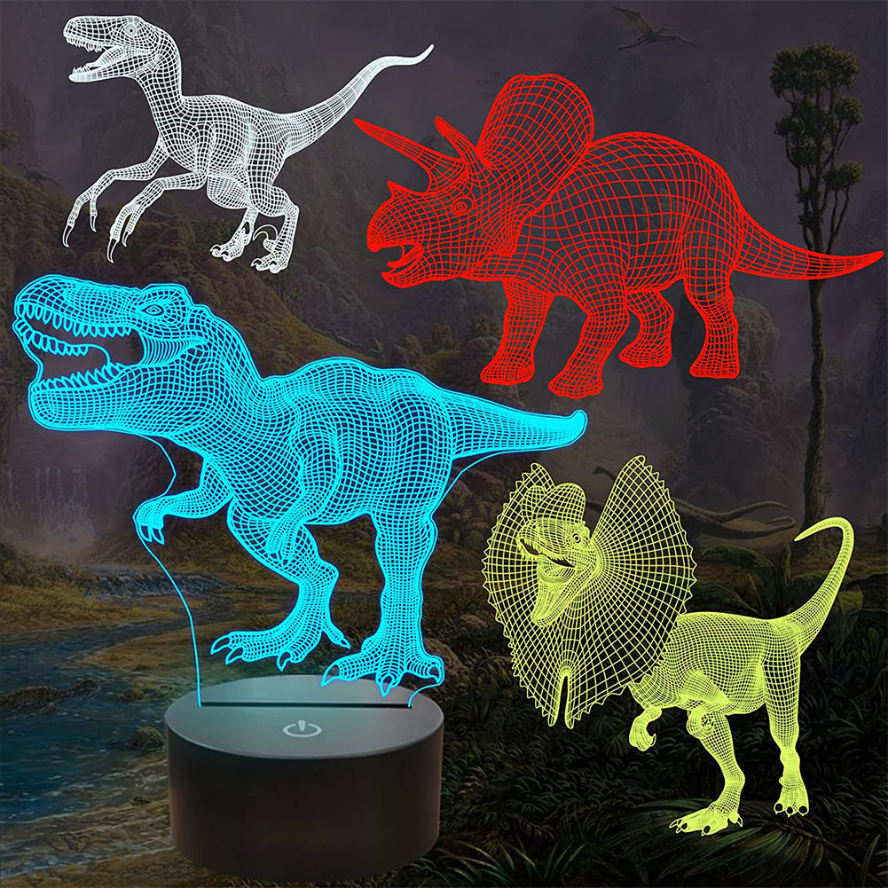 

3D LED Night Light Lamp Remote Control Table Lamps, 501 Original
