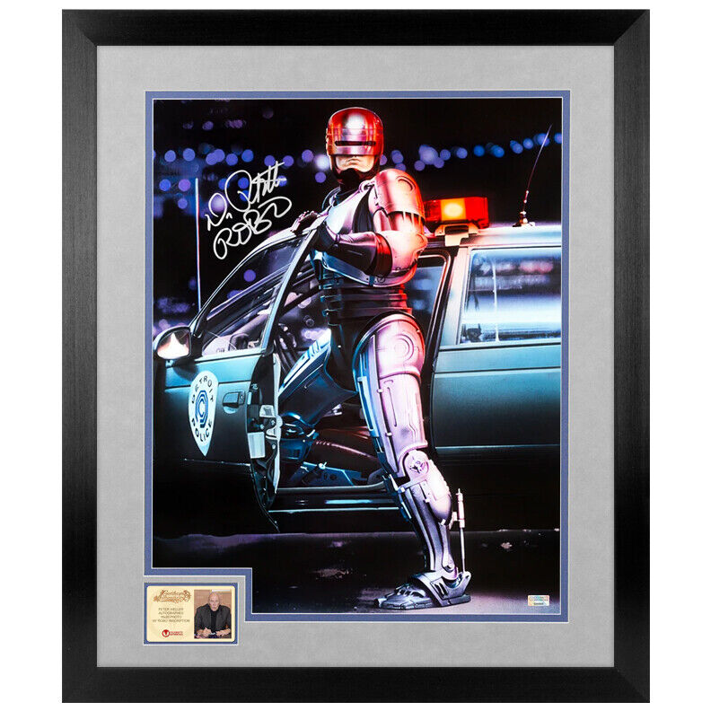 Peter Weller Autographed RoboCop 16×20 Framed Photo Poster painting