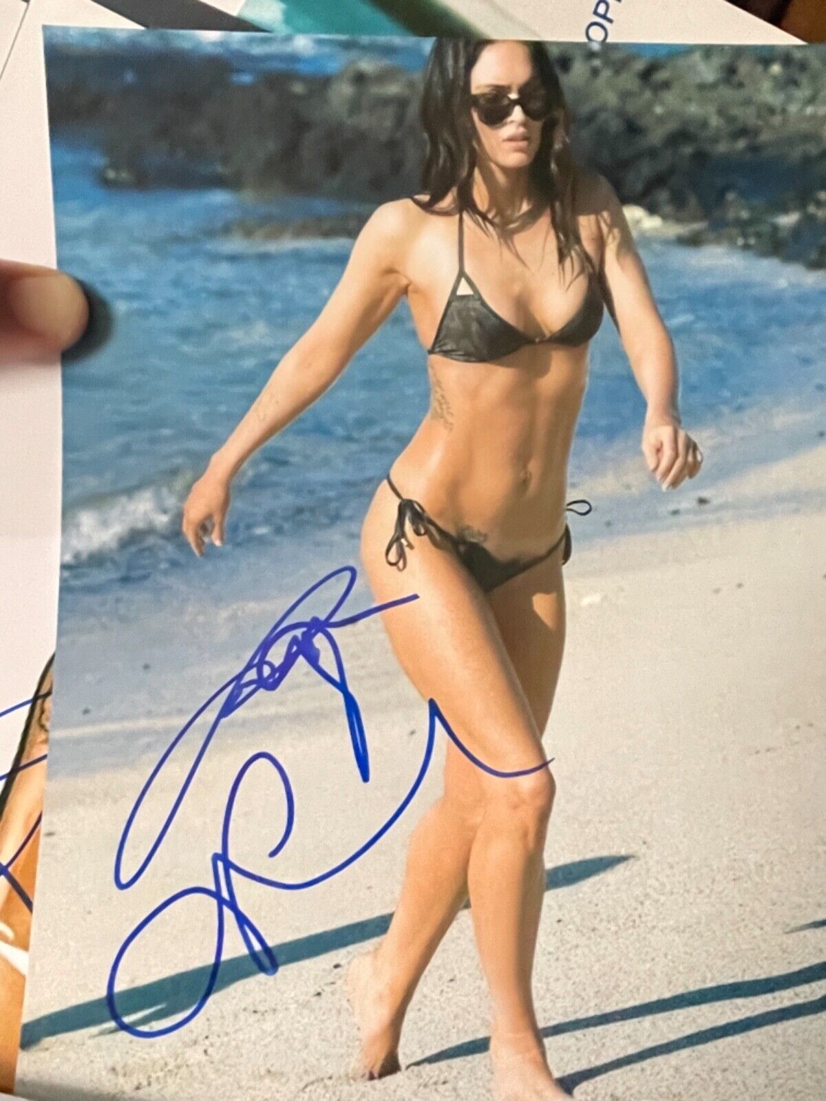 Megan Fox signed 8x10 Photo Poster painting pic hot sexy