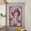 (Big Size)Girl - 14CT Stamped Cross Stitch - 40*65cm - Character