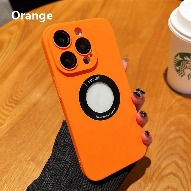 For iPhone 13/14 Series Hollow Out Frosted Mobile Phone Case