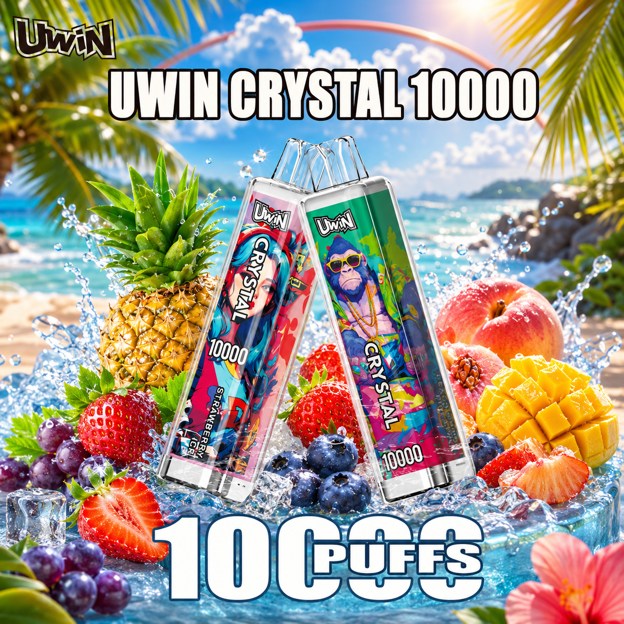 Uwin Crystal 10K Vape | 10000 Puffs mysite fumotvapeshop