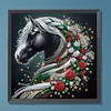 Art Cheval-Peinture Diamant En Forme Spéciale-30*30CM