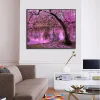 Pink Tree Lake | Full Round Diamond Painting Kits