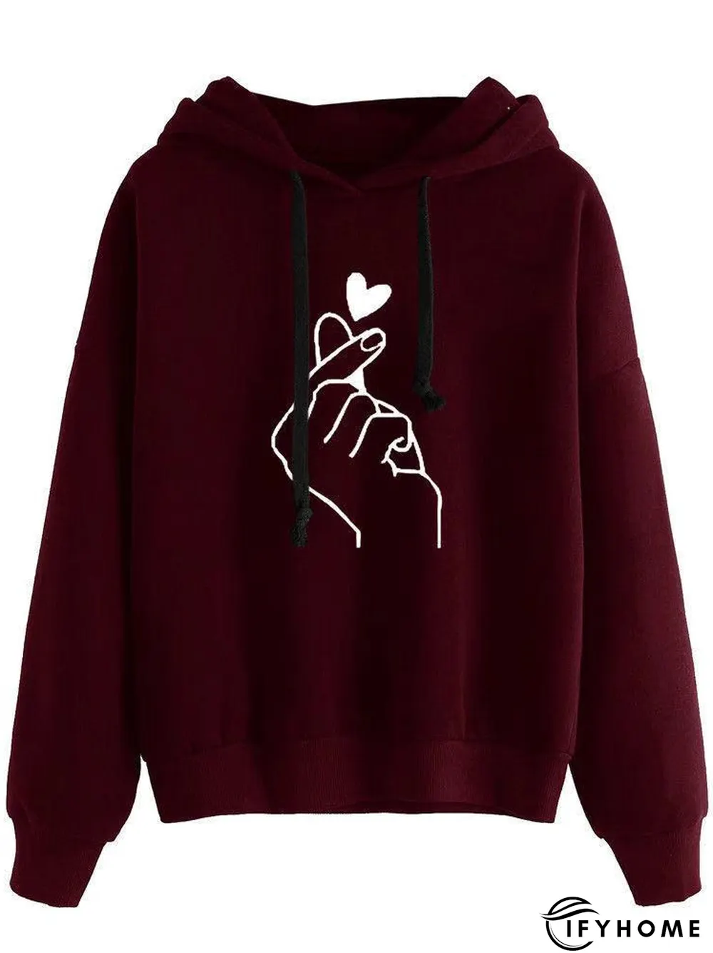 Polyester Cotton Casual Abstract Hoodies & Sweatshirt | IFYHOME