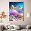 Beach Shells - 11CT Stamped Cross Stitch - 40*50cm