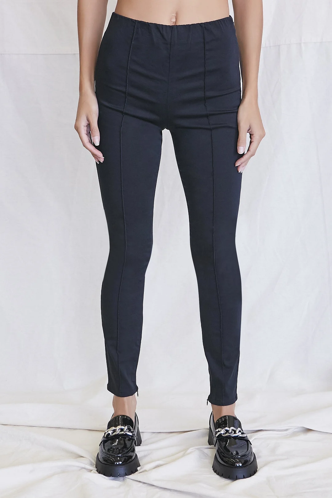 Inverted Seam Skinny Pants Jeans