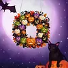 Pumpkin Wreaths DIY Acrylic 5D Crystal Diamond Gem Art Hanging Ornament