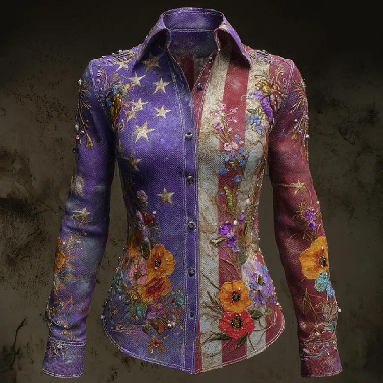 Women's US 250th Anniversary Casual Shirt